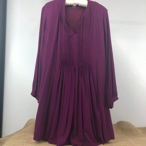 Old Navy – Tunic/Dress, Women XL, Plum/Purple, V-neck, long sleeve